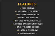 Poster Mockup, a Mockup by Bruno's Shop (Thumbnail 5 of 5)