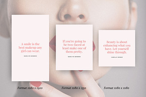 Makeup Beauty Quote Templates Canva