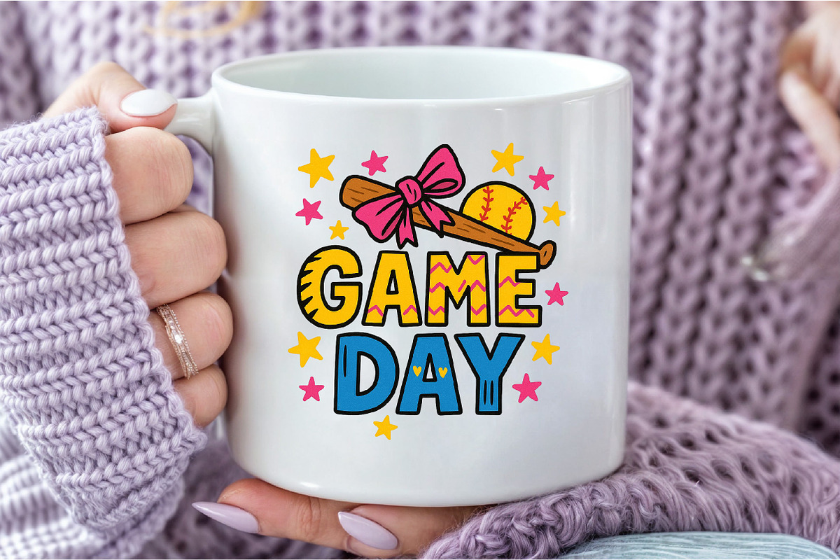 Baseball Png Game Day PNG, an Illustration by DreamCafeArt (Photo 6 of 6)