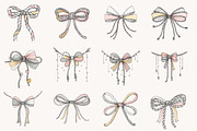 Coastal Coquette Bows PNG Clipart, a Seasonal Illustration by Designworld (Thumbnail 4 of 8)