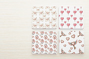 Vintage hearts patterns, a Decorative Illustration by Volha (Thumbnail 4 of 5)