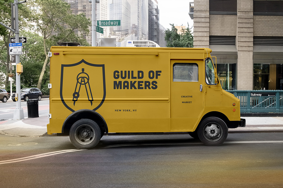 Vehicle Wrap Photoshop Template, a Mockup by SUH-NY (Photo 12 of 14)
