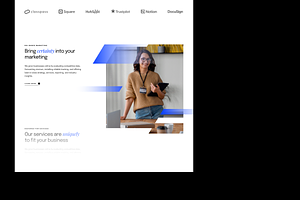 Digital Marketing Figma Landing Page