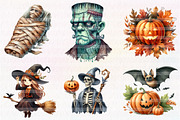 Cute Halloween Clipart, an Illustration by CreationArt (Thumbnail 5 of 5)