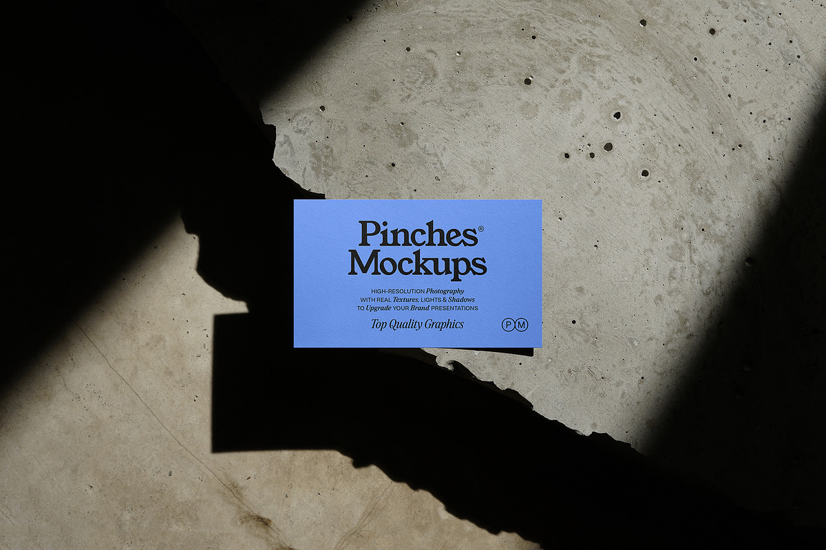 PM_BC/Ø5 - Business Card Mockup, a Print Template by PinchesMockups© (Photo 2 of 6)