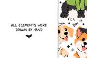 20 Halloween Dogs Seamless Patterns, a Pattern Graphic by Zeukaa (Thumbnail 8 of 10)