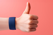 Thumb Up Finger. 38 images, a Person Illustration by Handmadefont (Thumbnail 7 of 10)