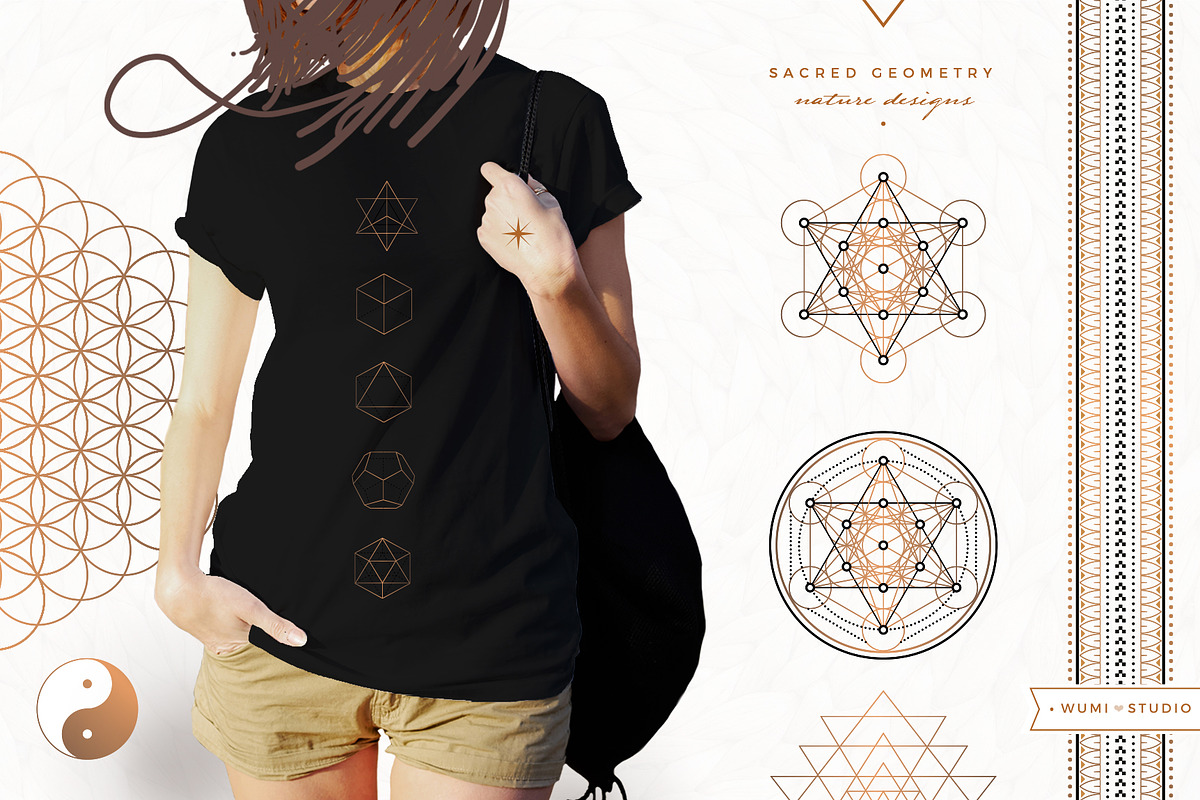 Sacred Geometry | Gold & Black, an Illustration by Wumi Studio (Photo 4 of 8)