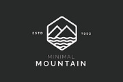 Minimal Mountain Logo, a Branding & Logo Template by Guna Studio (Thumbnail 2 of 2)