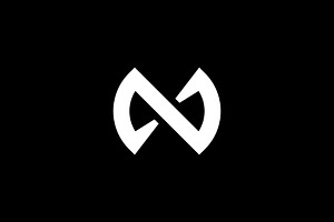 Letter N Infinity Logo