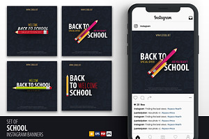 Back To School Creative Banners