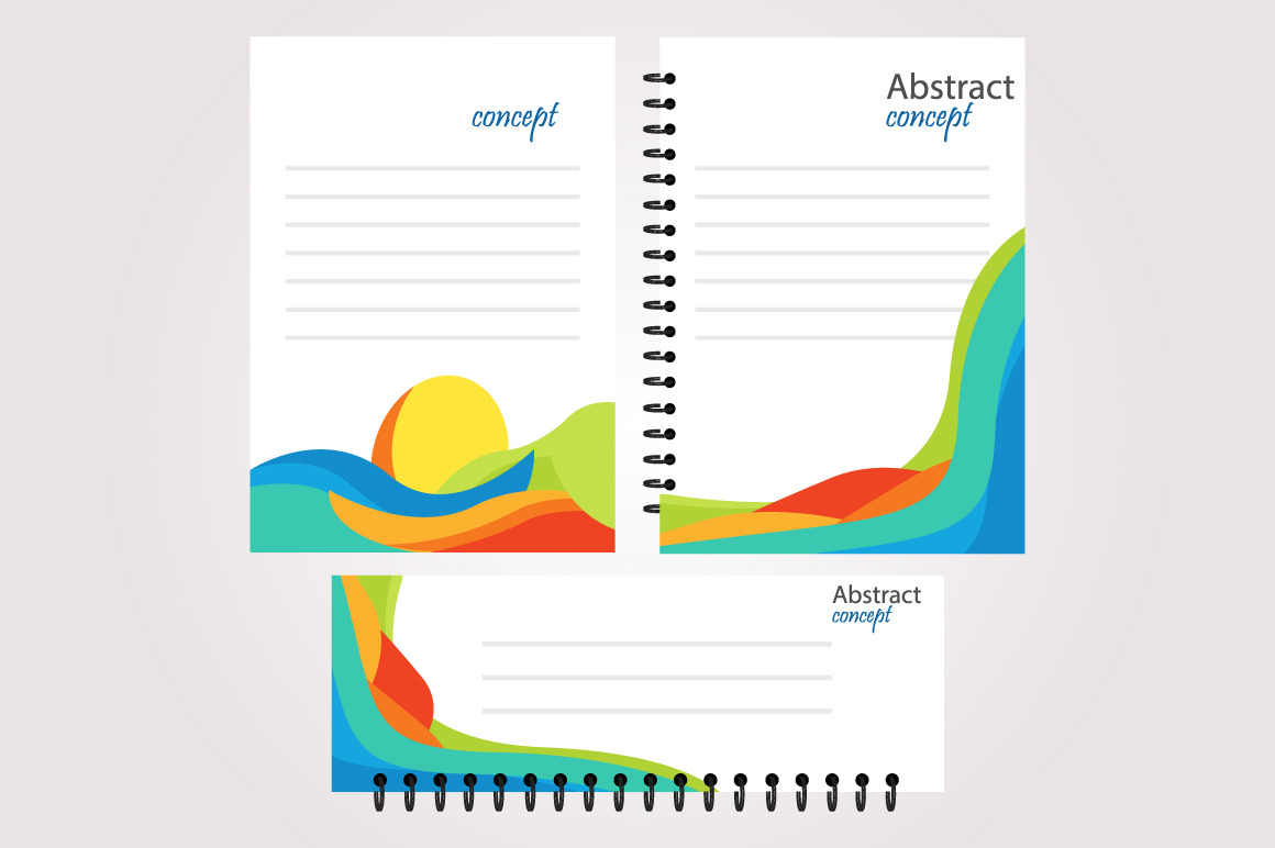 Notepad, notebook, leaf., an Education Illustration by pashigorov