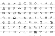 460 City Life Line Icons, an Outline Icon by IconBunny (Thumbnail 2 of 6)