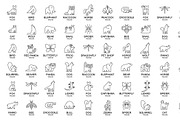 Animals logos collection, an Object Graphic by NataliiaVolyk (Thumbnail 5 of 6)