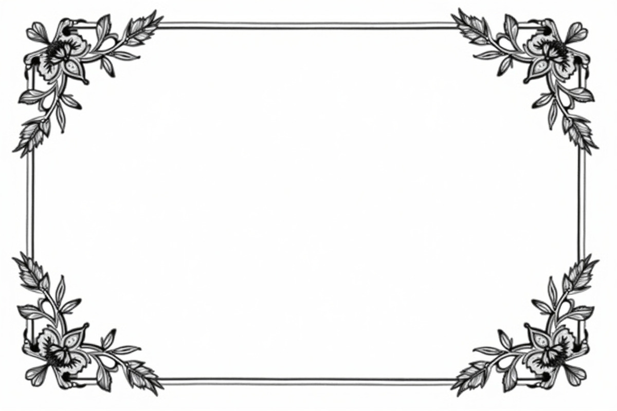Decorative Laser Cut Borders, an Illustration by balal (Photo 3 of 9)