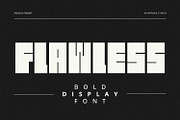 Flawless - Display Font, a Script Font by Alpaprana (Thumbnail 1 of 9)
