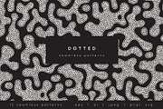 Dotted Spots. Seamless Patterns, a Pattern Graphic by Curly_Pat (Thumbnail 1 of 5)