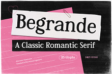 Begrande - Classic Romantic Serif