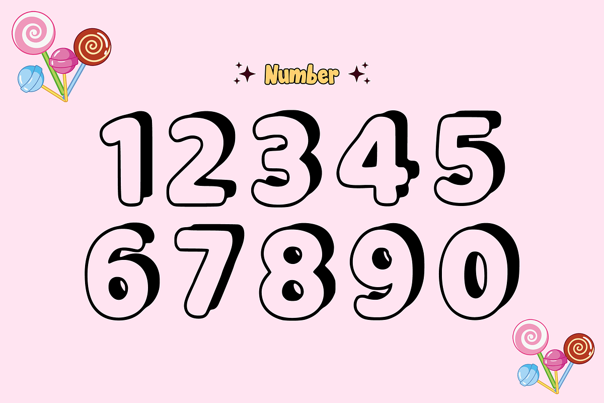 Morning Bubbles - Display Font, a Font by KiddoGlyphs Studio (Photo 5 of 5)