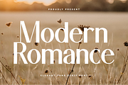 Modern Romance | Elegant Luxury Sans, a Sans Serif Font by Masyafi Studio (Thumbnail 1 of 8)