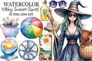 Witchy Summer Clipart, an Illustration by Rose Art (Thumbnail 1 of 7)