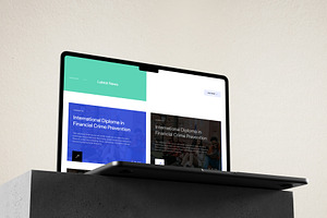 Financial Website Template