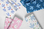 Dove Seamless Pattern Collection, a Pattern Graphic by AnbyArt (Thumbnail 7 of 10)
