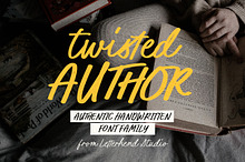 Twisted Author Natural Handwriting