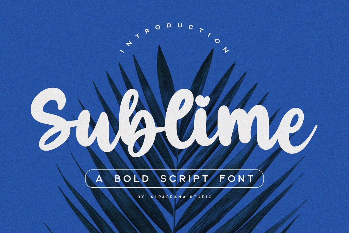 Sublime - Bold Script