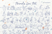 Whimsical Spring Line Art, an Object Graphic by MaNechaeva (Thumbnail 3 of 9)