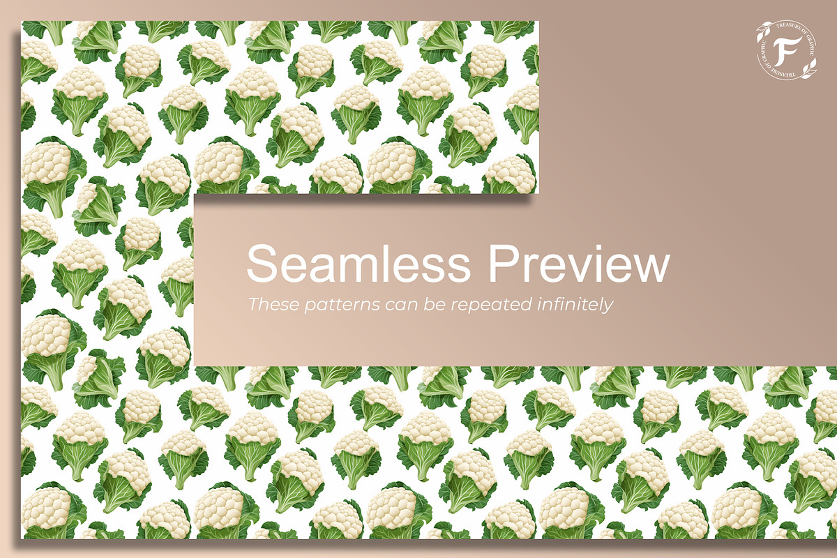 Vegetables Pattern, a Pattern Graphic by Forhadx5 (Photo 3 of 12)