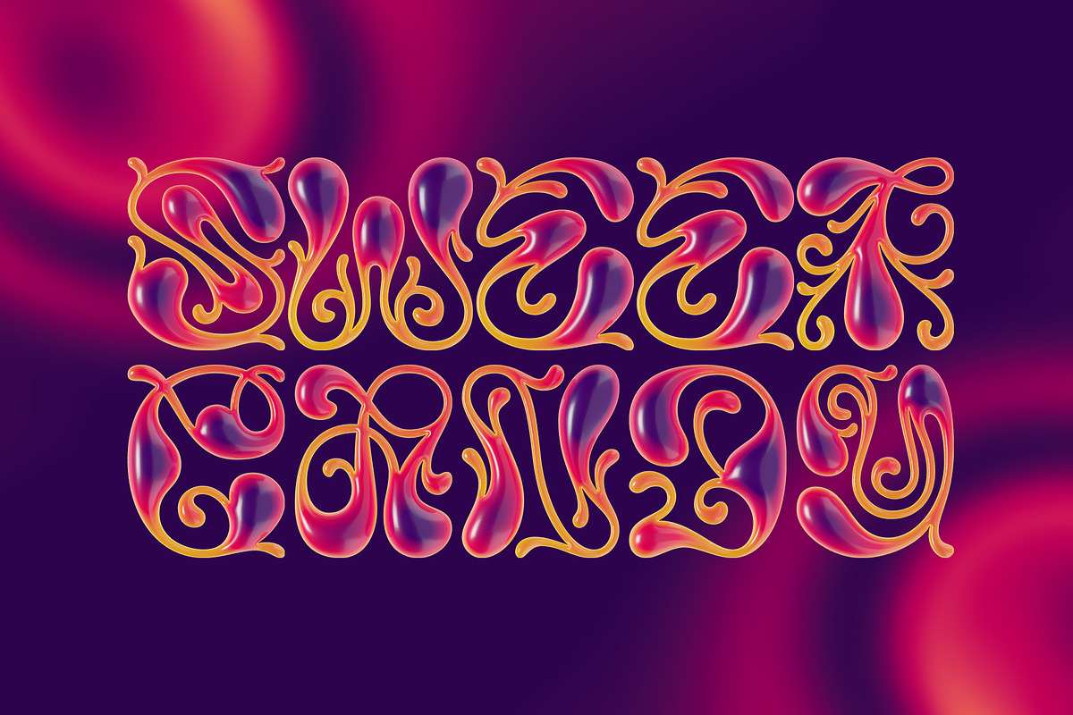 Sugary - Bitmap Color Font, a Symbol Font by Gleb Guralnyk (Photo 2 of 5)