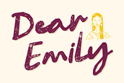 CS Sandra Stamp, a Script Font by Craft Supply Co. (Thumbnail 2 of 8)