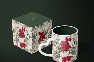 Christmas Floral Paper Pack