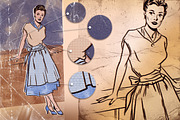 RETRO BRUSHES PROCREATE KIT, a Brush Add-On by AlexandraArt (Thumbnail 7 of 11)