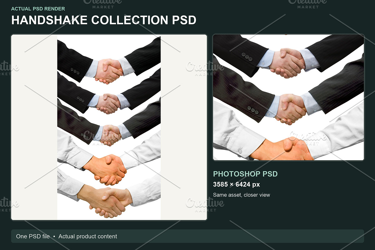 Business Handshakes PSD Collection, a Business Photo by vovan (Photo 2 of 2)