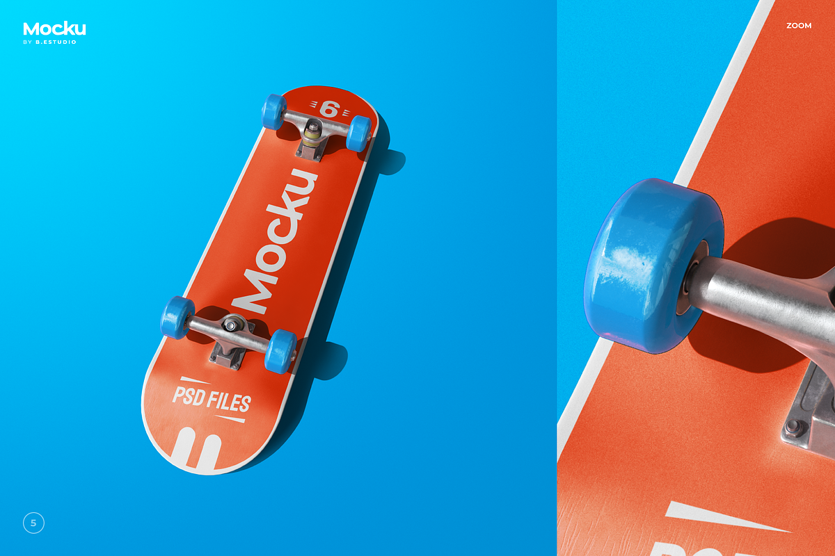 Skate mockup, a Product Mockup by Mocku (Photo 11 of 15)
