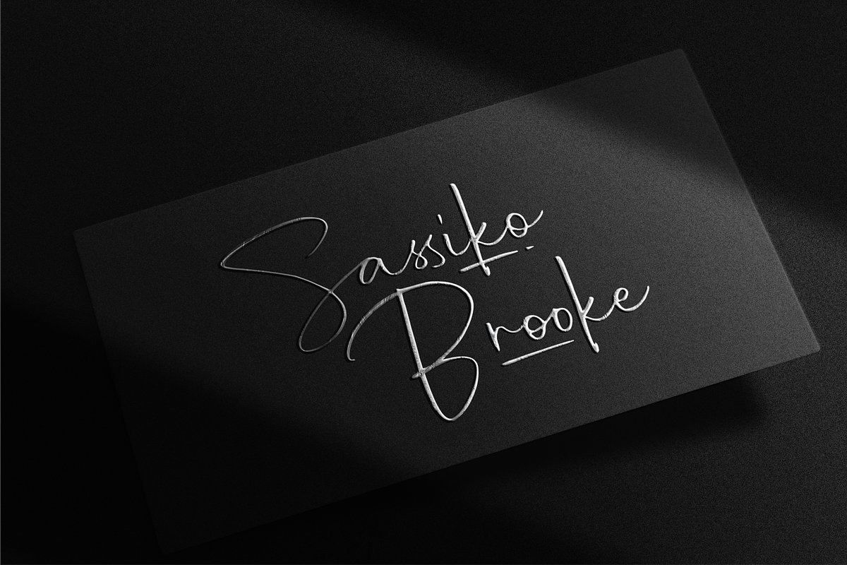 Adelliatte A Handwritten Signature, a Script Font by Allouse Studio (Photo 6 of 10)