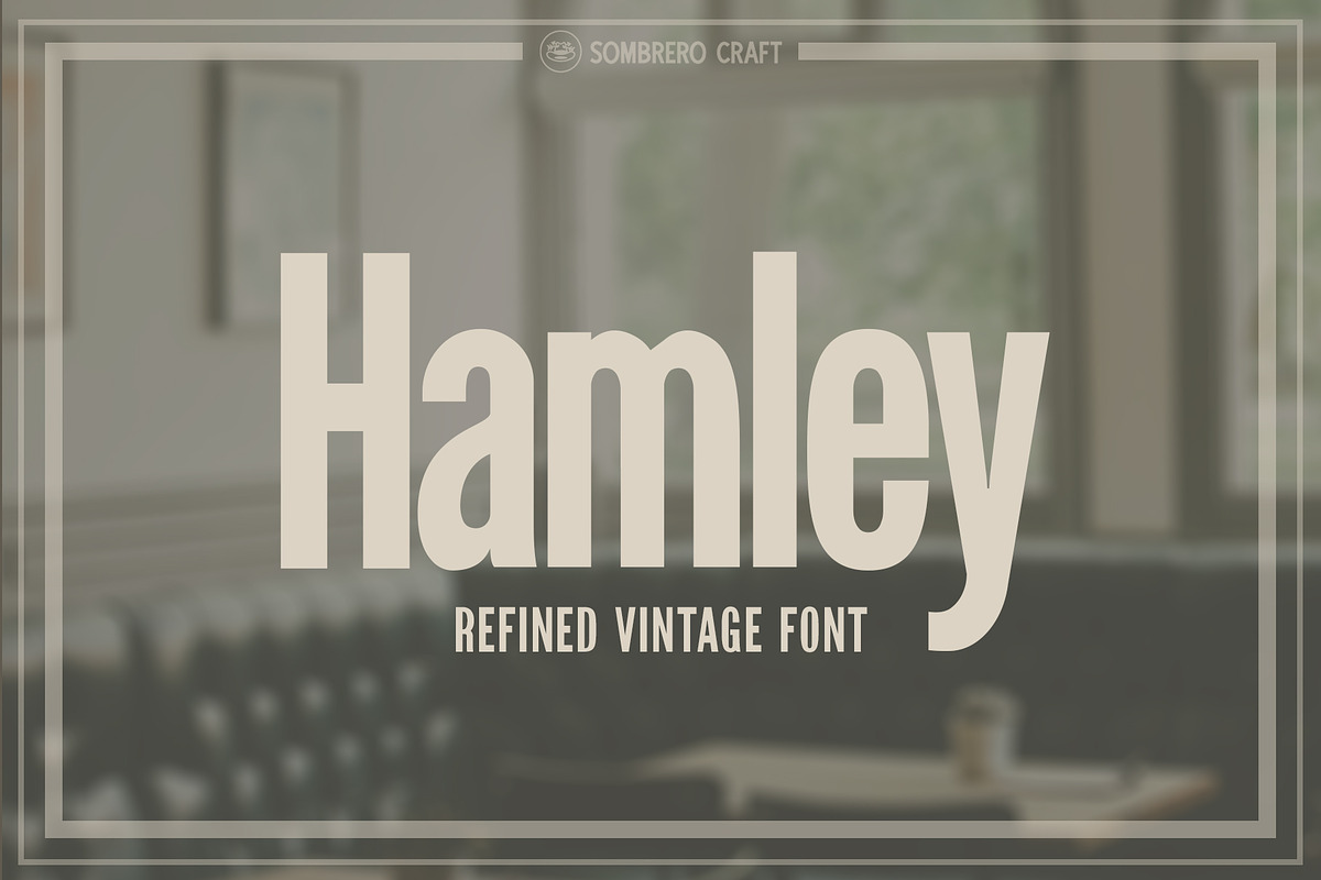 Hamlet Vintage Font, a Sans Serif Font by Sombrero Craft (Photo 1 of 4)