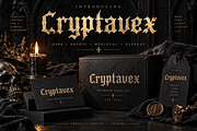 Cryptavex, a Blackletter Font by Wow Magic (Thumbnail 3 of 4)