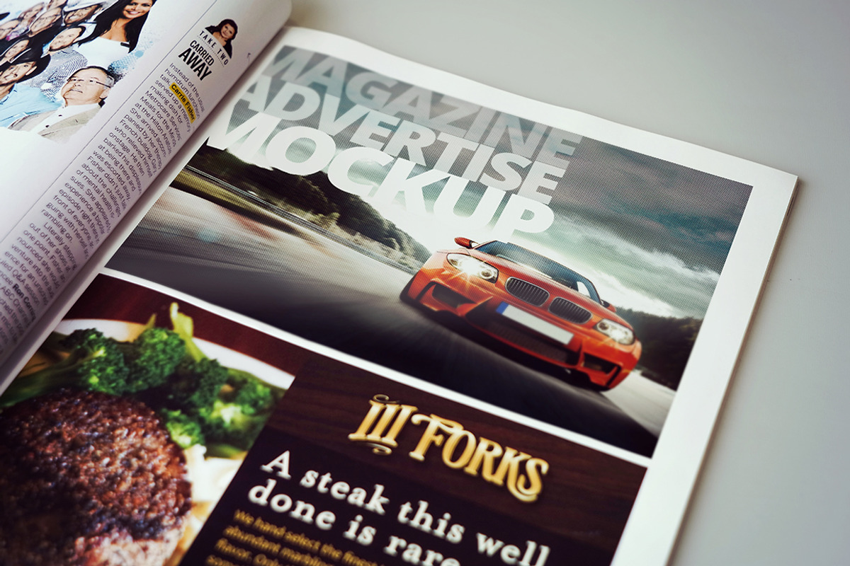 Magazine Advert Mockups v2, a Print Template by 2dsight (Photo 4 of 8)