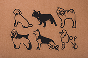 Vintage Dog Doodles Mega Bundle, an Illustration by duka (Thumbnail 15 of 19)