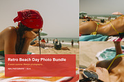 Retro Beach Day Photo Bundle, a Beauty & Fashion Photo by Tekso (Thumbnail 2 of 5)