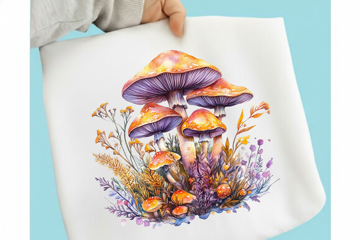 Watercolor Floral Autumn Clipart, an Illustration by designcity5 (Photo 5 of 5)