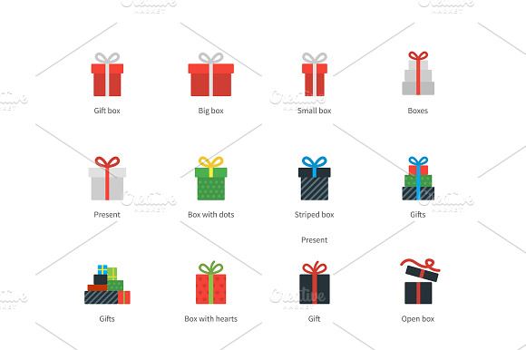 Gift Box Icons