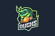 Duck Mascot Esport Logo, a Branding & Logo Template by prps.std (Thumbnail 3 of 3)