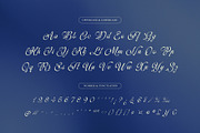 Symphonie Calligraphy, a Script Font by Krismagraph (Thumbnail 12 of 15)
