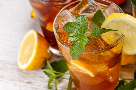 Glass Of Ice Tea Containing Tea Ice And Lemon preview 6
