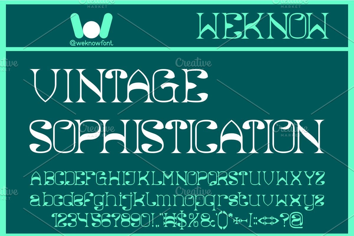 Natural Vibes font, a Serif Font by weknow (Photo 5 of 8)