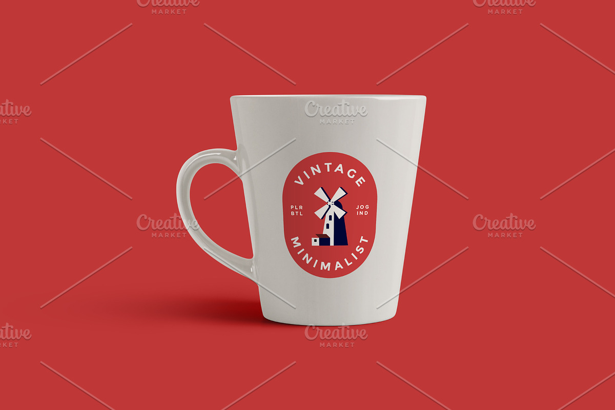 6 Vintage Minimalist Farm Logo Set, a Branding & Logo Template by Ikhwan Hakim (Photo 2 of 7)